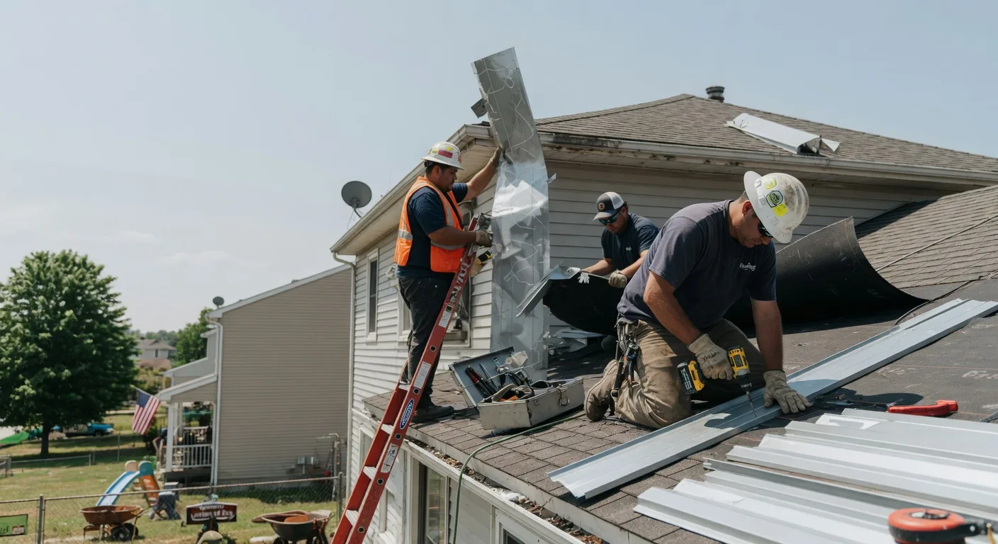 Storm Damage Metal Roof Repair in Annville, KY